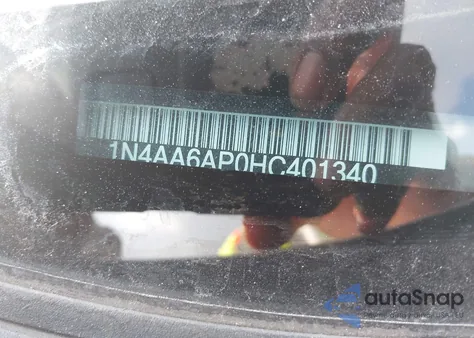 2017 Nissan Maxima 3.5 Sv из США, поврежденный, VIN 1N4AA6AP0HC401340